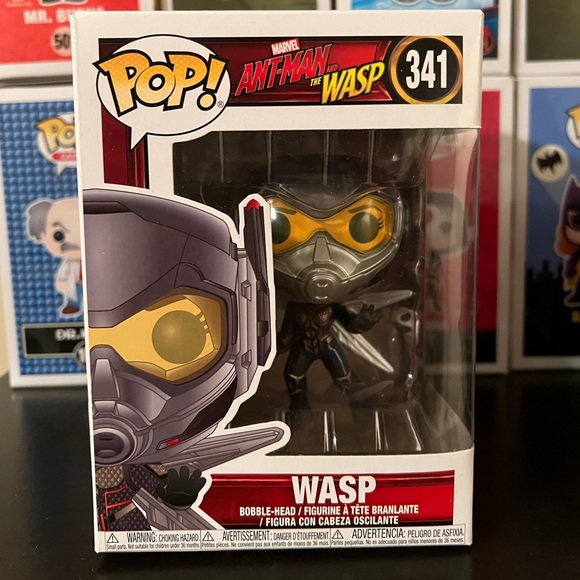 Wasp Ant-Man and the Wasp Funko Pop #341 (No Display Stand, Does not stand)